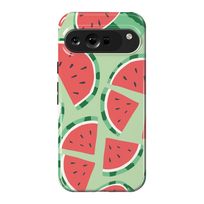 Pixel 9 Pro XL StrongFit Watermelon pattern 01 by Jelena Obradovic