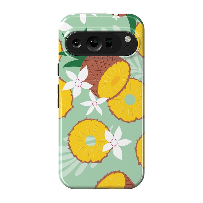 Pixel 9 pro StrongFit Pineapple pattern 02 by Jelena Obradovic