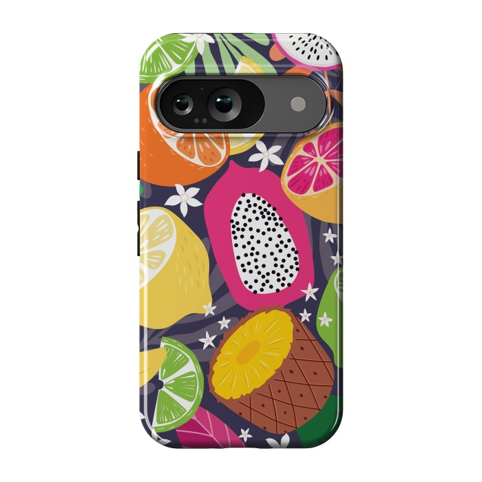 Pixel 9 StrongFit Tropical fruit pattern 01 by Jelena Obradovic