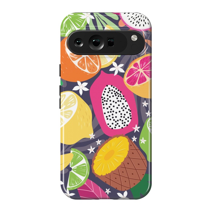 Pixel 9 Pro XL StrongFit Tropical fruit pattern 01 by Jelena Obradovic