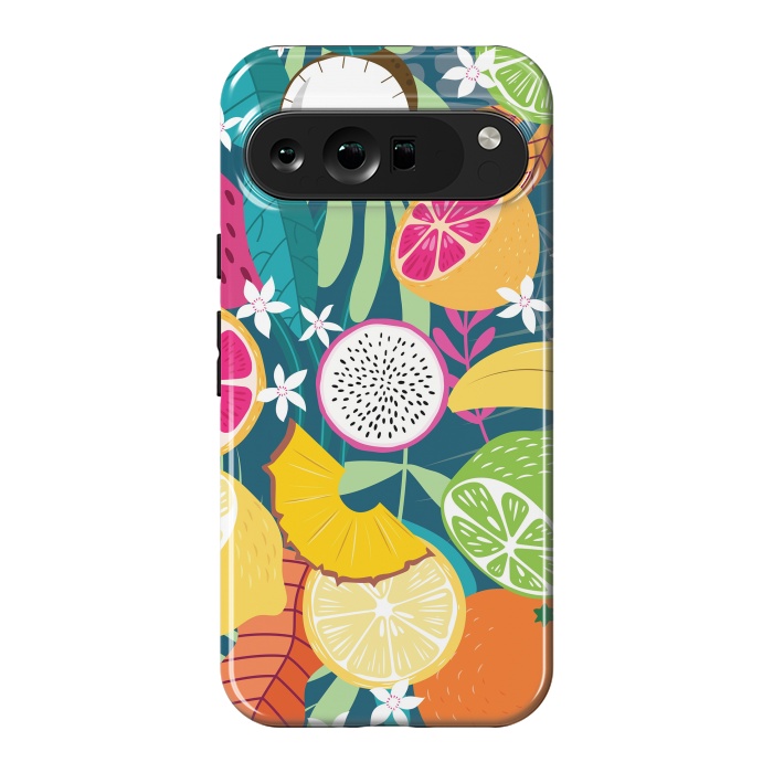 Pixel 9 Pro XL StrongFit Tropical fruit pattern 02 by Jelena Obradovic