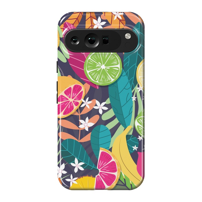 Pixel 9 Pro XL StrongFit Tropical fruit pattern 03 by Jelena Obradovic