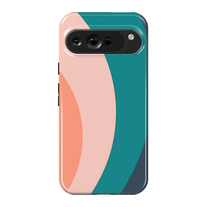 Pixel 9 Pro XL StrongFit Teal Blush Rainbow by ArtPrInk