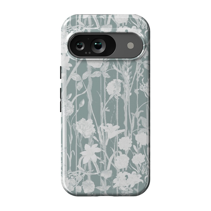 Pixel 9 StrongFit Pastel botanical floral vines by Oana 