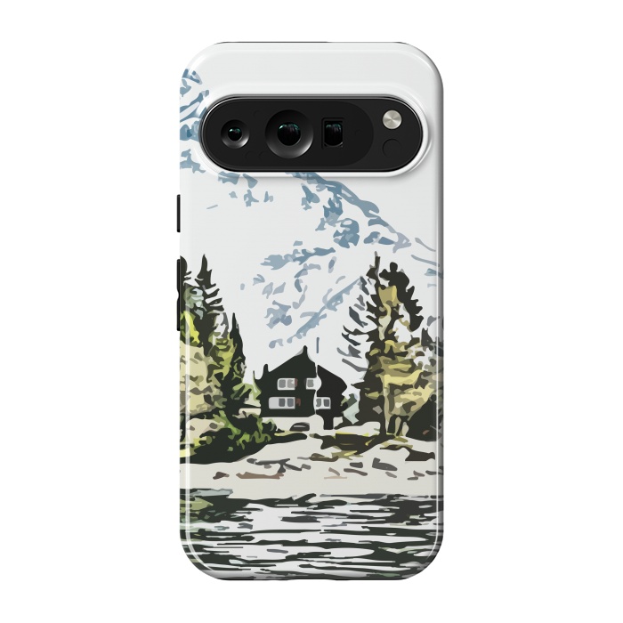 Pixel 9 pro StrongFit Mountain Forest by Creativeaxle