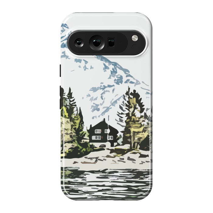 Pixel 9 Pro XL StrongFit Mountain Forest by Creativeaxle