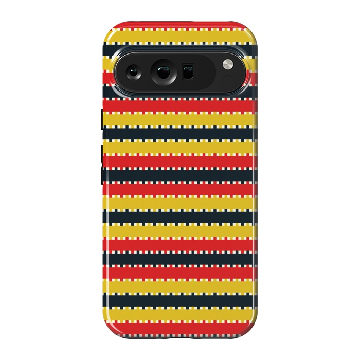 Pixel 9 Pro XL StrongFit Plaid Yellow by TMSarts