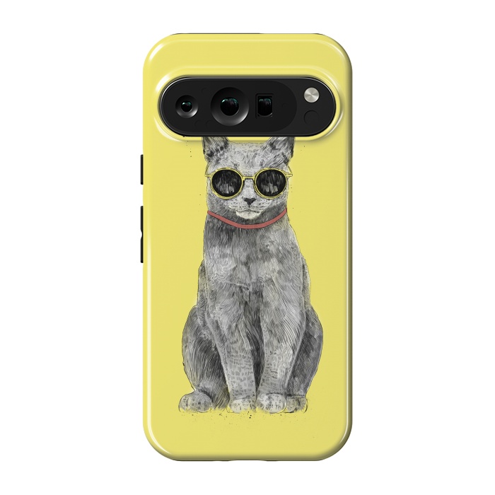 Pixel 9 pro StrongFit Summer Cat by Balazs Solti