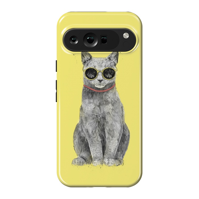 Pixel 9 Pro XL StrongFit Summer Cat by Balazs Solti