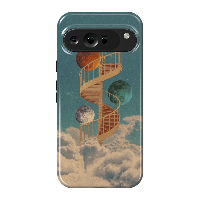 Pixel 9 Pro XL StrongFit Stairway to the moon by Eleaxart