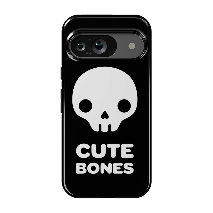 Pixel 9 StrongFit Cute skull by Laura Nagel