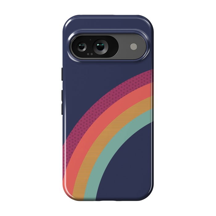 Pixel 9 StrongFit Vintage Rainbow by ArtPrInk