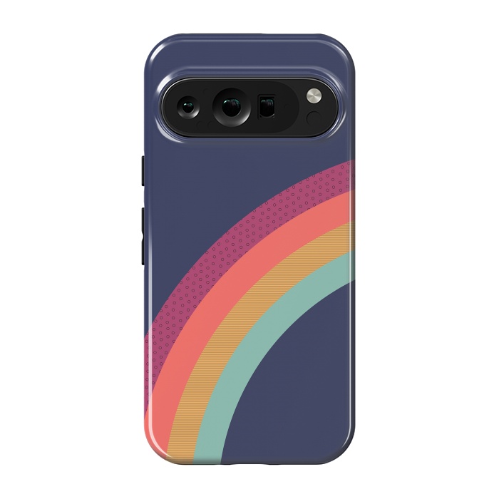 Pixel 9 pro StrongFit Vintage Rainbow by ArtPrInk