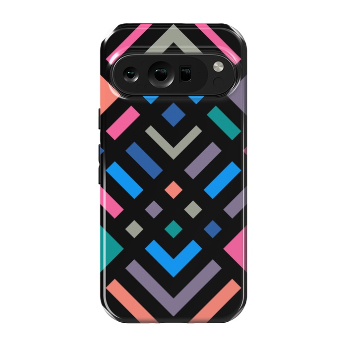 Pixel 9 pro StrongFit Aztec Colors by TMSarts