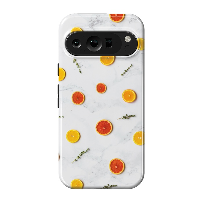 Pixel 9 pro StrongFit YELLOW ORANGE FRUITS by MALLIKA