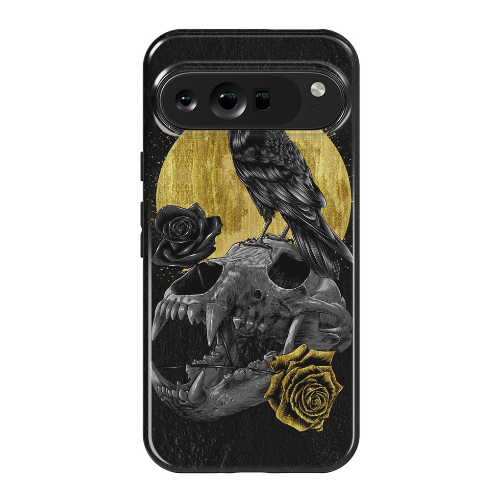 Pixel 9 Pro XL StrongFit Skull Crow by Alberto