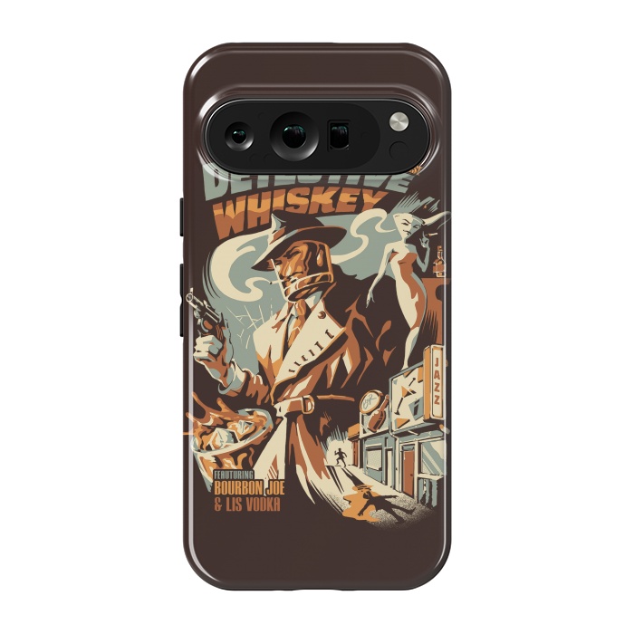 Pixel 9 pro StrongFit Detective Whiskey by Ilustrata