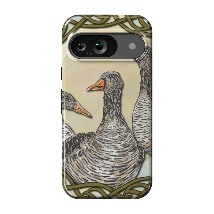 Pixel 9 StrongFit Celtic Goose by Lotti Brown