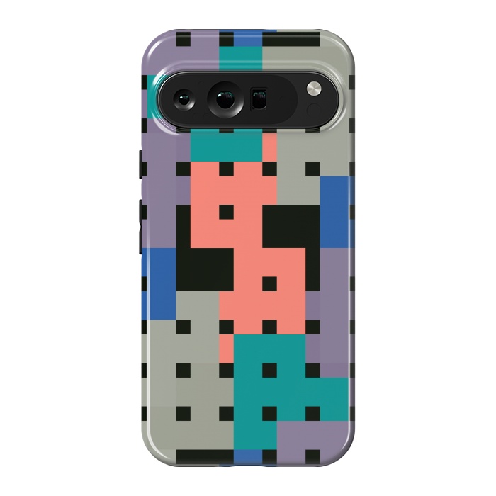 Pixel 9 Pro XL StrongFit Geo Repeat Squares by TMSarts