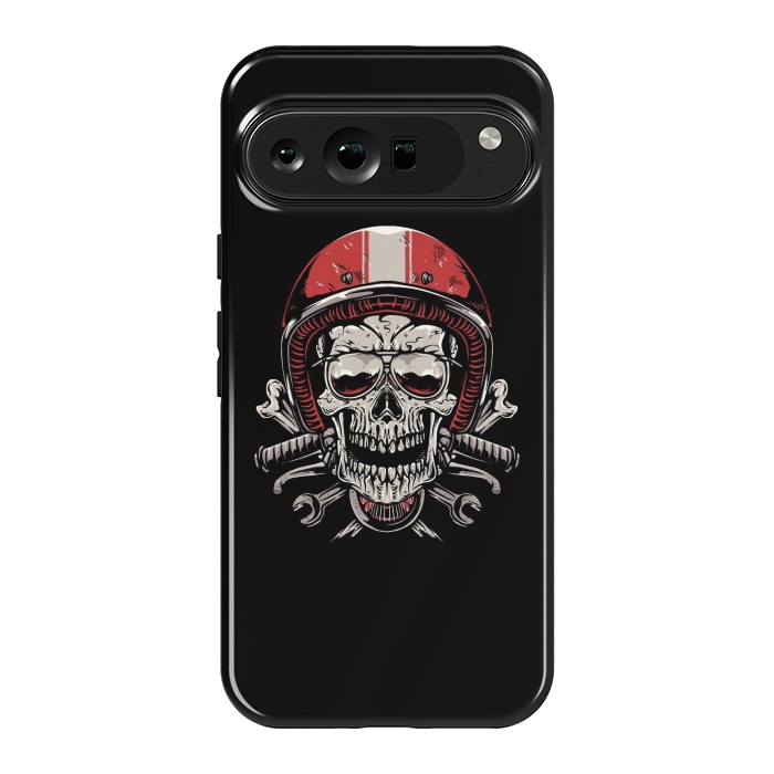 Pixel 9 Pro XL StrongFit Skull Biker 4 by Afif Quilimo