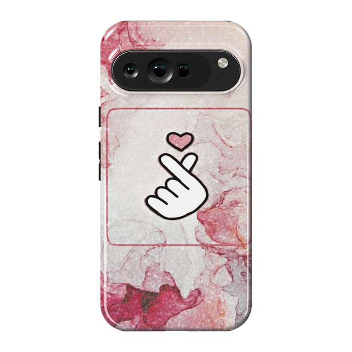 Pixel 9 Pro XL StrongFit Finger heart by CAS