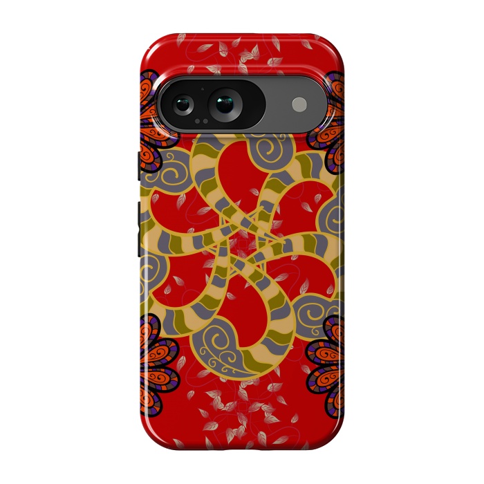 Pixel 9 StrongFit Colored Mandala Pattern by ArtsCase