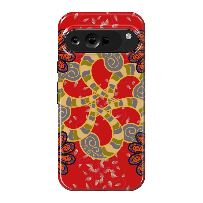 Pixel 9 Pro XL StrongFit Colored Mandala Pattern by ArtsCase