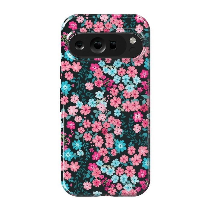 Pixel 9 pro StrongFit Gorgeous Bright Pattern in Small Garden Flowers by ArtsCase