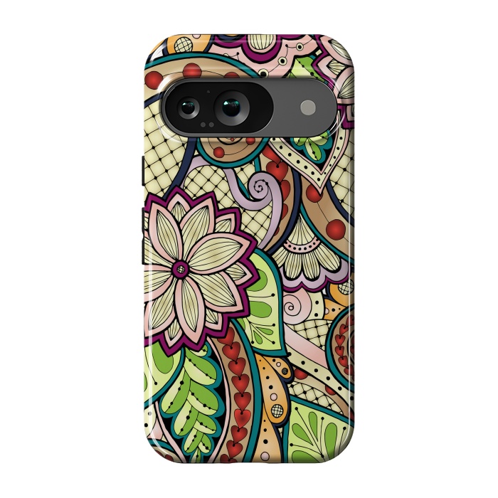 Pixel 9 StrongFit Ornamental Seamless Ethnic Pattern by ArtsCase