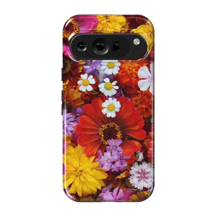 Pixel 9 pro StrongFit Flowers in Different Shapes and Colors V  by ArtsCase