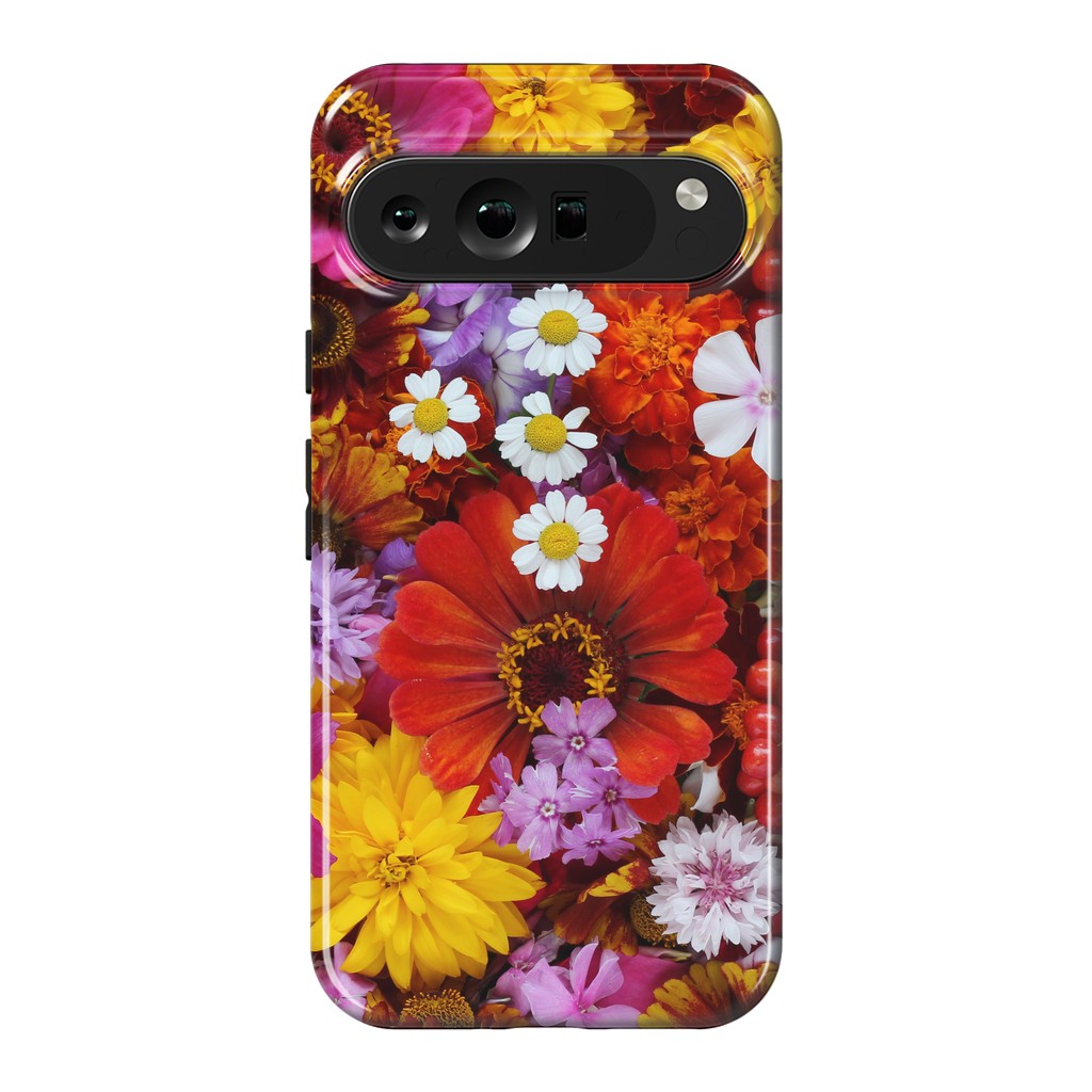 Pixel 9 Pro XL StrongFit Flowers in Different Shapes and Colors V  by ArtsCase