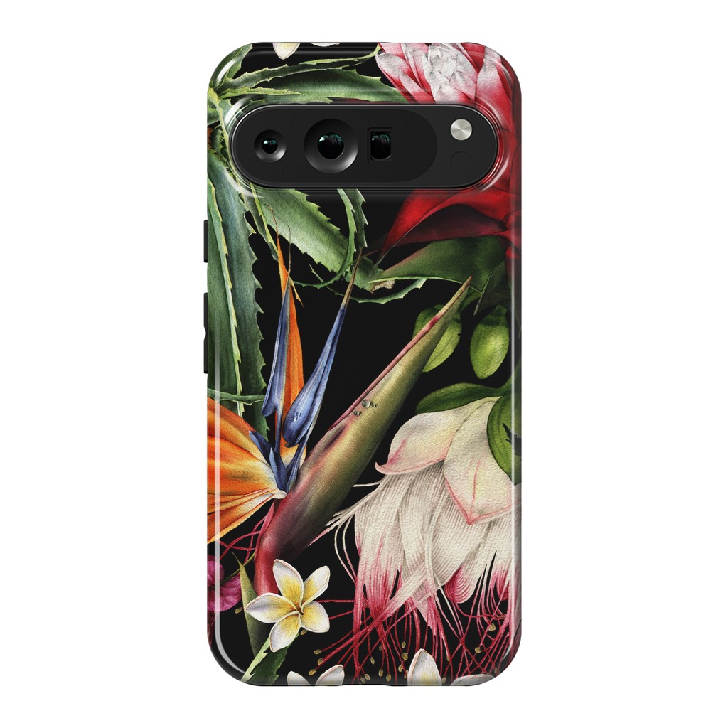 Pixel 9 Pro XL StrongFit Tropical Design Flowers 000 by ArtsCase