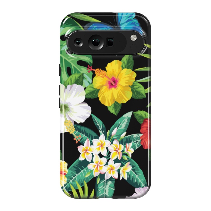 Pixel 9 Pro XL StrongFit Tropical Flowers 1 by ArtsCase