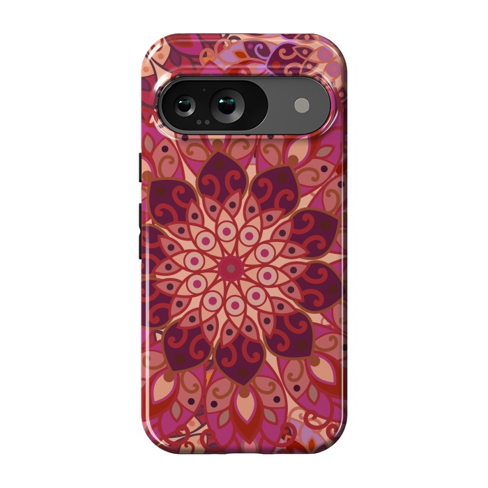 Pixel 9 StrongFit Colorful Mandala Pattern II by ArtsCase