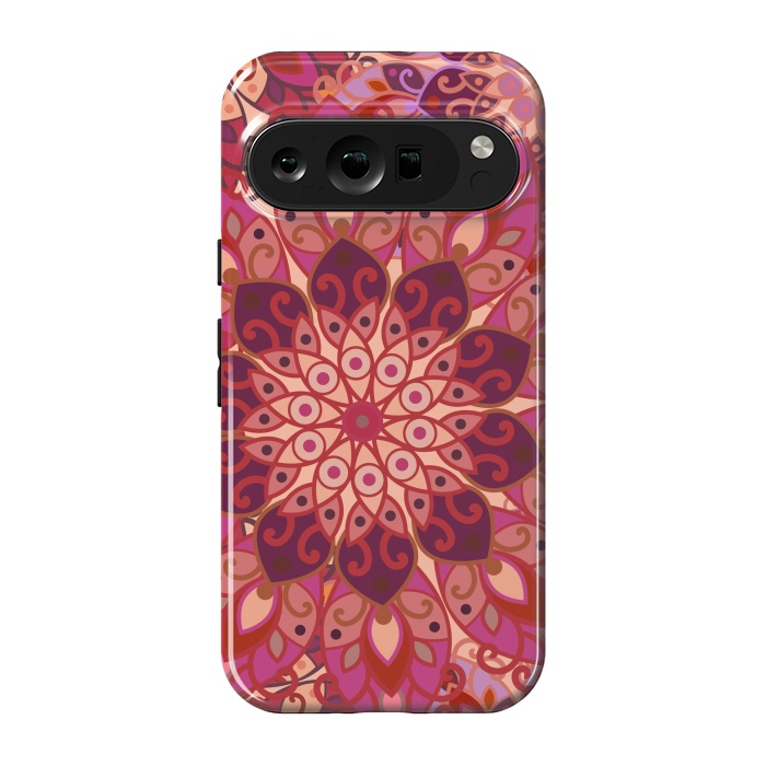 Pixel 9 pro StrongFit Colorful Mandala Pattern II by ArtsCase