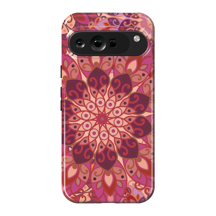 Pixel 9 Pro XL StrongFit Colorful Mandala Pattern II by ArtsCase