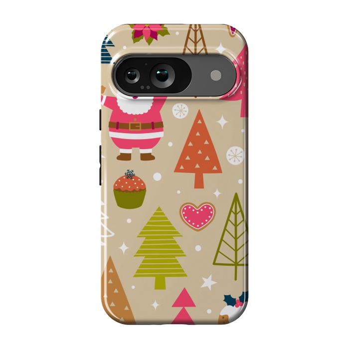 Pixel 9 StrongFit Cute Santa Claus by ArtsCase