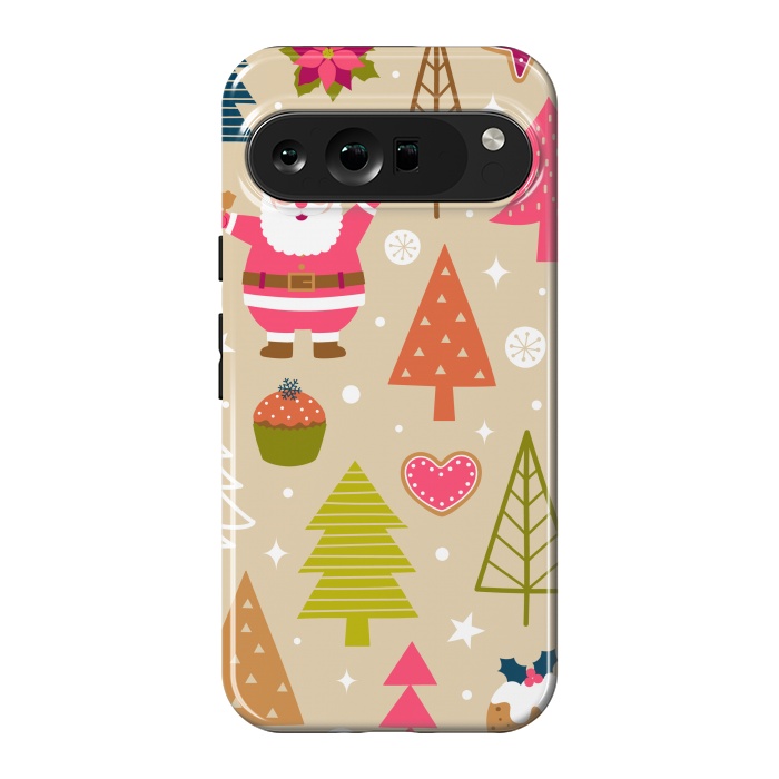 Pixel 9 Pro XL StrongFit Cute Santa Claus by ArtsCase