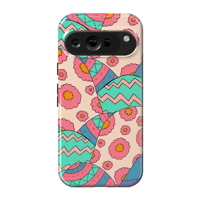 Pixel 9 pro StrongFit Flower pattern hills by Steve Wade (Swade)