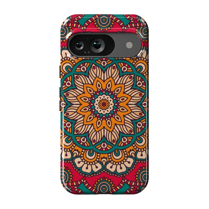 Pixel 9 StrongFit Mandala Design Pattern ART by ArtsCase