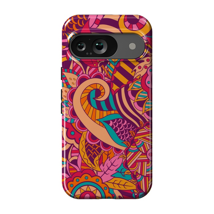 Pixel 9 StrongFit Modern Paisley ART by ArtsCase