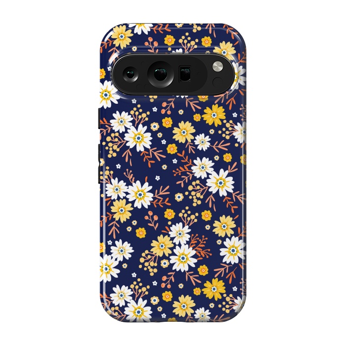 Pixel 9 pro StrongFit Small Multicoloured Flowers by ArtsCase