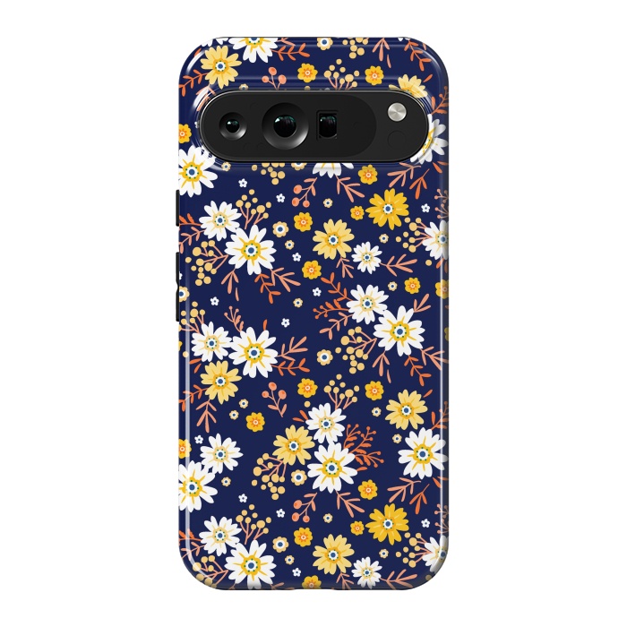 Pixel 9 Pro XL StrongFit Small Multicoloured Flowers by ArtsCase