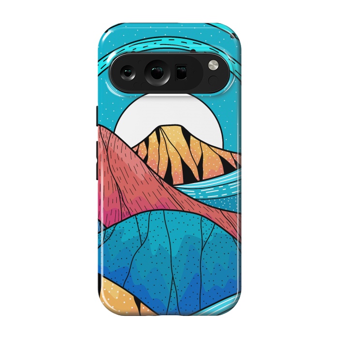 Pixel 9 pro StrongFit Blue sea hills by Steve Wade (Swade)