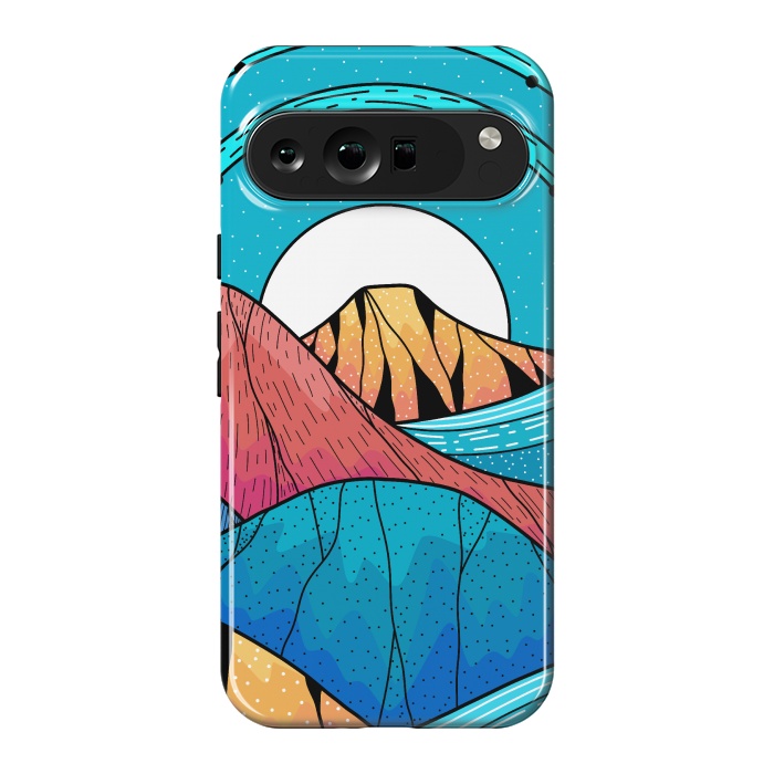 Pixel 9 Pro XL StrongFit Blue sea hills by Steve Wade (Swade)