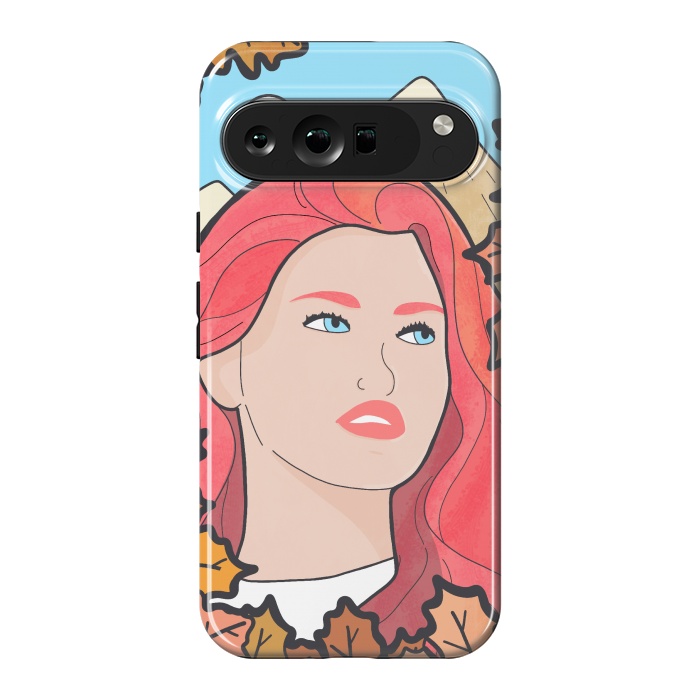 Pixel 9 Pro XL StrongFit The autumn girl by Steve Wade (Swade)