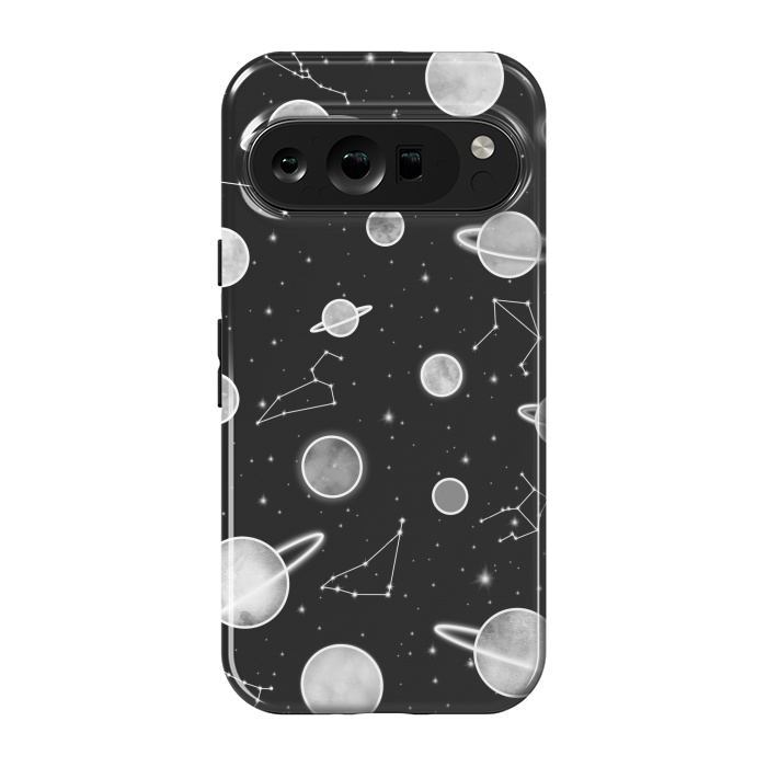 Pixel 9 pro StrongFit Aesthetic black&white space by Jms