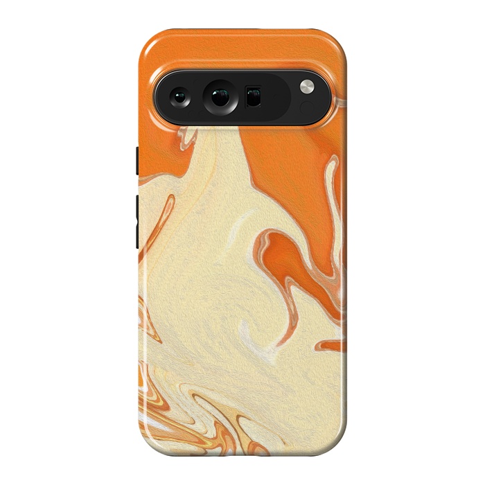 Pixel 9 Pro XL StrongFit Abstract Marble-IV by Creativeaxle