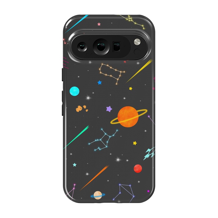 Pixel 9 pro StrongFit Aesthetic colorful space by Jms