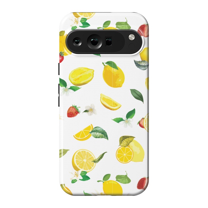 Pixel 9 Pro XL StrongFit Lemon & Strawberry by Bledi